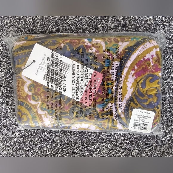 Vera Bradley Multicolor Zip Wristlet - Picture 3 of 4